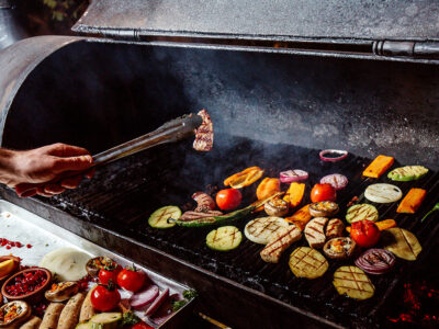 summer grilling with seniors